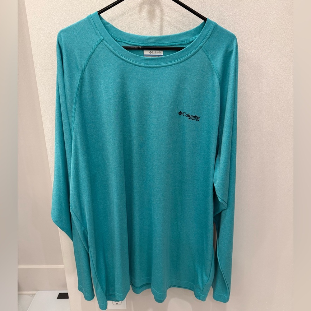 Columbia Teal Long Sleeve Shirt NWOT